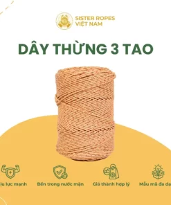 Dây thừng Cóc Vàng 3 tao (L3)