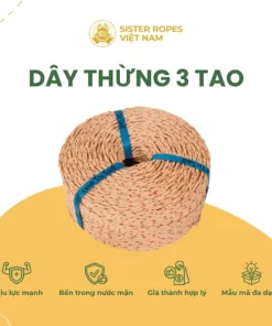 Dây thừng Cóc Vàng 3 tao (L3) - Ảnh 3