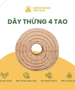 Dây thừng Cóc Vàng 4 tao (L4)