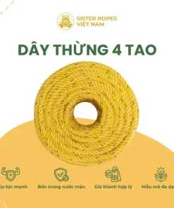 Alternative view of Dây thừng Cóc Vàng 4 tao (L4)