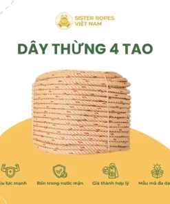 Dây thừng Cóc Vàng 4 tao (L4) - Ảnh 3