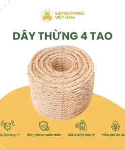 Dây thừng Cóc Vàng 4 tao (L4) - Ảnh 4
