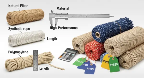 Những yếu tố nào ảnh hưởng đến bảng giá dây thừng?